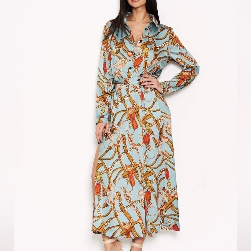 AX Paris Patterned Maxi Dress - Picture 5 of 7